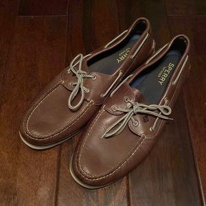 Brown Leather Sperrys